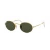 Ray-Ban Oval Metal Shiny Gold Green