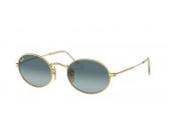 Ray-Ban Oval Metal Shiny Gold Green