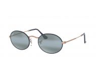 Ray-Ban Oval Metal Shiny Gold Green