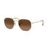 Ray-Ban Hexagonal Gold Brown Gradient Grey