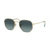 Ray-Ban Hexagonal Gold Brown Gradient Grey