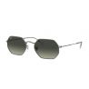 Ray-Ban RB3556N Octagonal Gunmetal Grey Gradient Grey