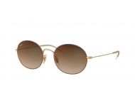 Ray-Ban RB3594 Rubber Gold on Brown Grey  Red Mirror