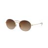 Ray-Ban RB3594 Rubber Gold on Brown Grey  Red Mirror