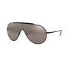 Ray-Ban RB3597 Black Dark Violet Mirror Silver