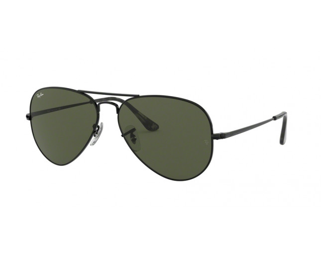 Ray-Ban Aviator Metal II Black Green