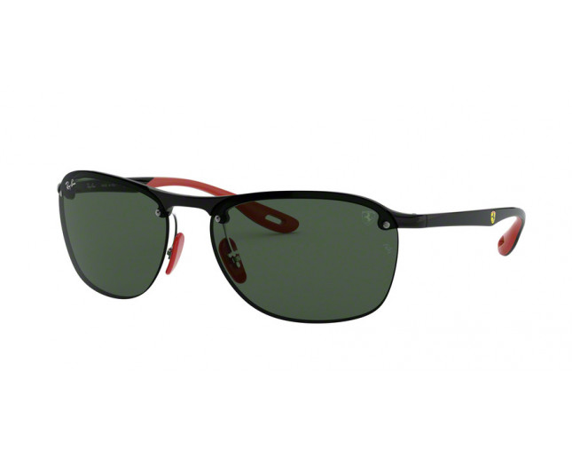 Ray-Ban RB4302M Edition Scuderia Ferrari Black Dark Green