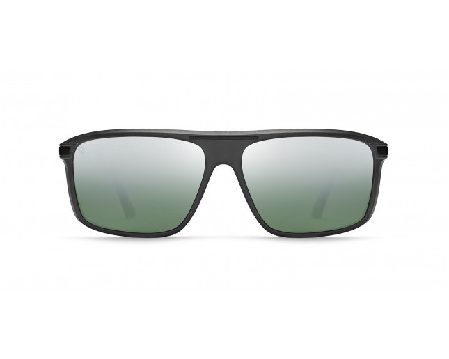 Barberini Explorer BR1609 Matte black Platinum gradient emerald Polarized Platinum BR1609 09 Lunettes de soleil IceOptic