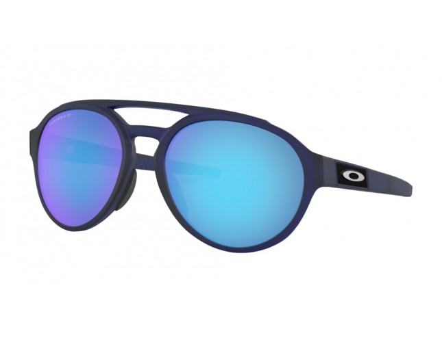 Oakley Forager Matte Translucent Blue Prizm Sapphire Polarized OO9421 06 Sunglasses IceOptic
