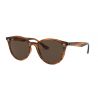 Ray-Ban RB4305 Stripped Red Havana Dark Brown 