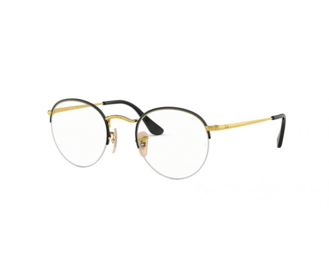 Ray-Ban RX3947V Round Gold On Top Black