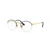 Ray-Ban RX3947V Round Gaze Metal Silver