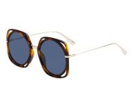 Dior Direction Havana Brown Blue Lenses