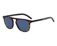 Dior Blacktie249S Brown Havana Blue Lenses