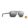 Maui Jim Compass Manchester United Edition Black Matte Rubber Mirror Silver