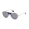 Moncler ML0105 Silver Blue Blue Gold Mirror Polarized