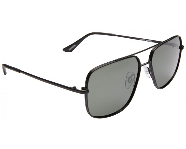 Mundaka Konkrete Matt Black Green Polarized