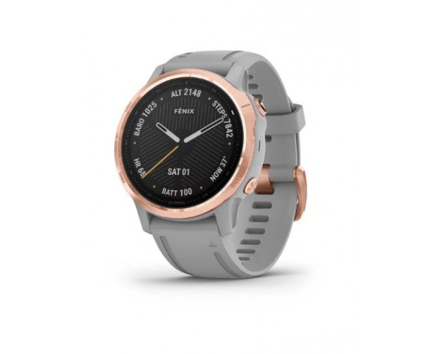 Montre Garmin Fenix Sapphire Solar silicone noir