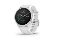 Garmin Fénix 6S Silver Blanche avec Bracelet Blanc (No Carto/Music)