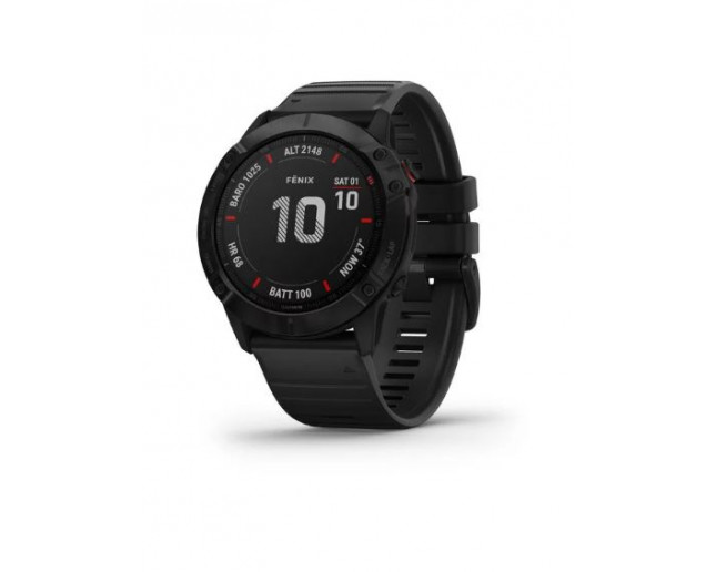 Garmin Fénix 6X PRO Gray Noire avec Bracelet Noir - 010-02157-01 - Montres  Outdoor et GPS - IceOptic