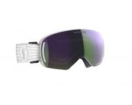 Scott Goggle LCG Evo White 2 écrans Enhancer Green Chrome & Illuminator Blue Chrome