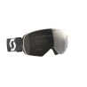 Scott Goggle LCG Evo White/Black 2 écrans Solar Black Chrome & Illuminator Blue Chrome