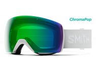 Smith Skyline XL White Vapor ChromaPop Everyday Green Mirror 