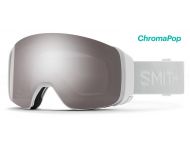 Smith I/O 4D MAG White Vapor 2 écrans ChromaPop Sun Platinium Mirror & ChromaPop Storm Rose Flash