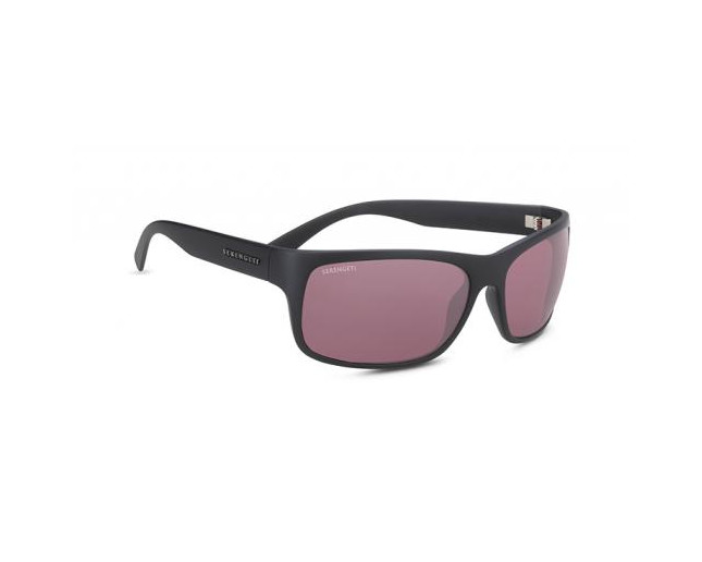 Serengeti Pistoia Matte Black-polarized Sedona