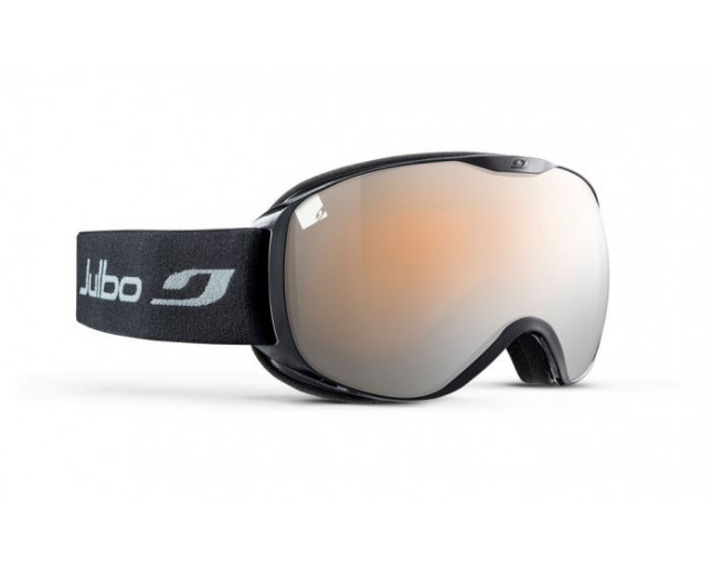 Julbo Pioneer Noir Brillant Orange Flash Argent cat3