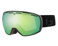 Bollé Masque de Ski Laika Matt Black Corp Phantom Green Emerald Cat.1-3