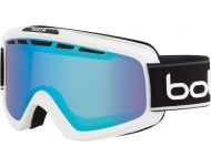 Bollé Masque de Ski Nova II Matte White et Black Neon Polarized Aurora