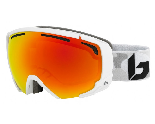 Bolle Supreme OTG Matte White Camo Sunshine 21951 ICE Ski Goggles IceOptic