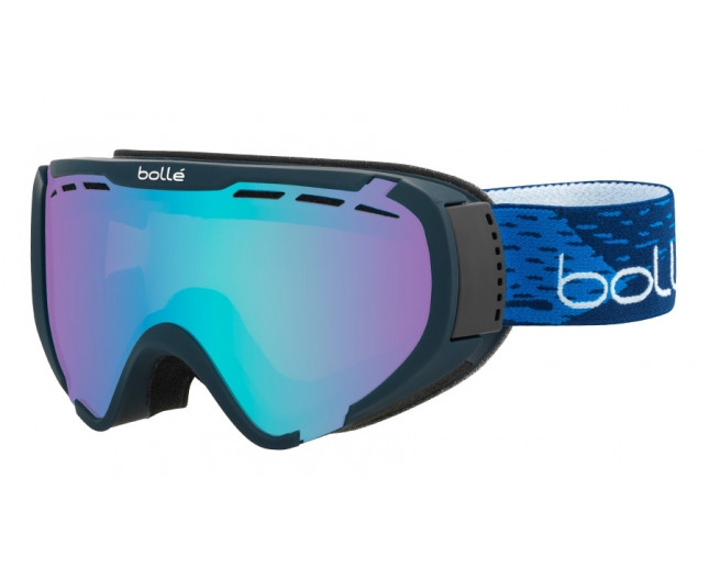 Bollé Masque de Ski Enfant Porteur de Lunette Explorer OTG Matte Blue Aurora