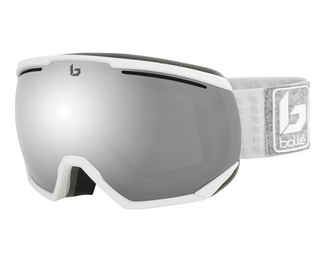 Bollé Masque de Ski Northstar Matte White & Grey Black Chrome 