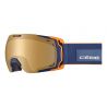 Cébé Masque de Ski Fateful Matt Dark Blue Orange NXT Vario Perfo Amber Flash Mirror Cat 1-3 