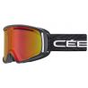 Cébé Masque de Ski CORE Matt Full Matt Black PC Vario Perfo Amber Flash Red Cat1.3