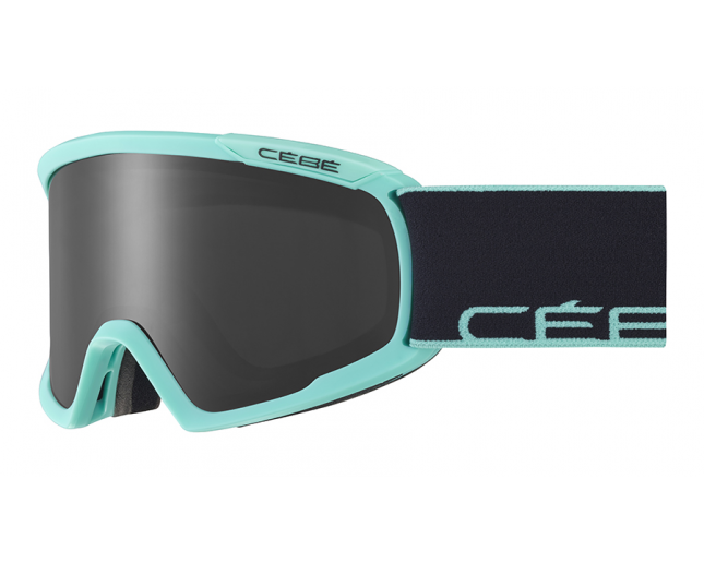 Cébé Masque de ski Fanatic L Matt Black Mint Grey Ultra Black Cat.3