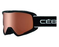 Cébé Masque de Ski Striker L Full Black PC Vario Orange cat. 2-3