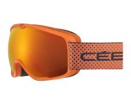 Cébé Masque de ski Enfant ARTIC Orange Black Dots Orange Flash Fire Cat.2