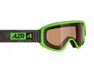 AZR Masque de Ski Kromic Snow Monture Verte Néon Ecran Amber Photochromique
