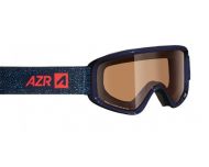 AZR Masque de Ski Kromic Snow Monture Bleue Ecran Amber Photochromique