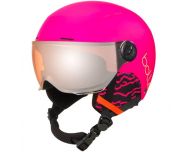 Bollé Quiz Visor Matte Hot Pink Orange Gun Visor Cat2 - Casque de Ski à visière Junior