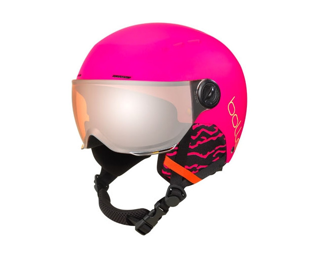 Bollé Quiz Visor Matte Hot Pink Orange Gun Visor Cat2 - Casque de Ski à visière Junior