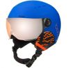 Bollé Quiz Visor Matte Royal Blue Orange Gun Visor Cat2 - Casque de Ski à visière Junior