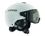 Cébé Element Visor Matt White Black NXT Vario Perfo Amber Flash Mirror cat.1-3