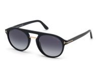 Tom Ford Ivan-02 Shiny Black Blue Smoke