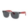 Ray-Ban Junior RJ9069S Rubber Transparent Grey Red Grey Gradient