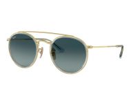 Ray-Ban RB3647N Gold Blue Gradient Grey