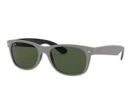 Ray-Ban New Wayfarer Rubber Black Crystal Polar Green 